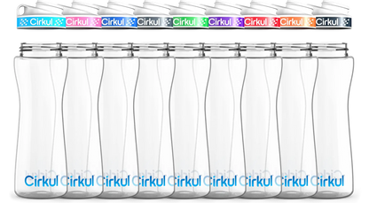 Custom 22oz. Plastic Bottle & Comfort Grip Lid