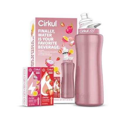 32oz. Rose Gold Stainless Steel Bottle Starter Kit