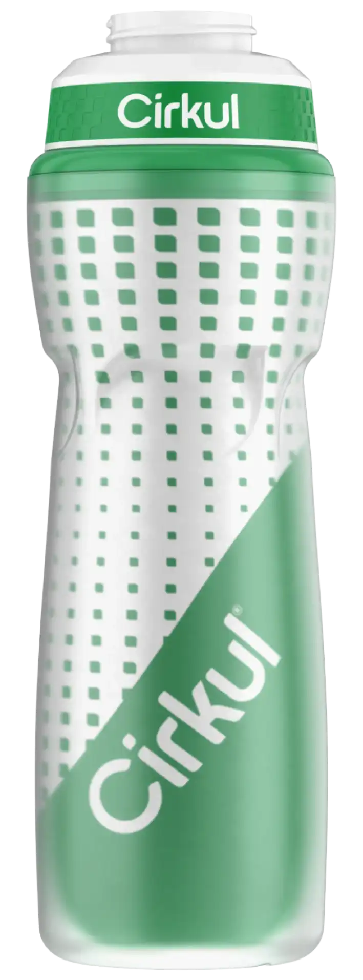 22oz. Insulated Squeeze Plastic Bottle & Sport Lid