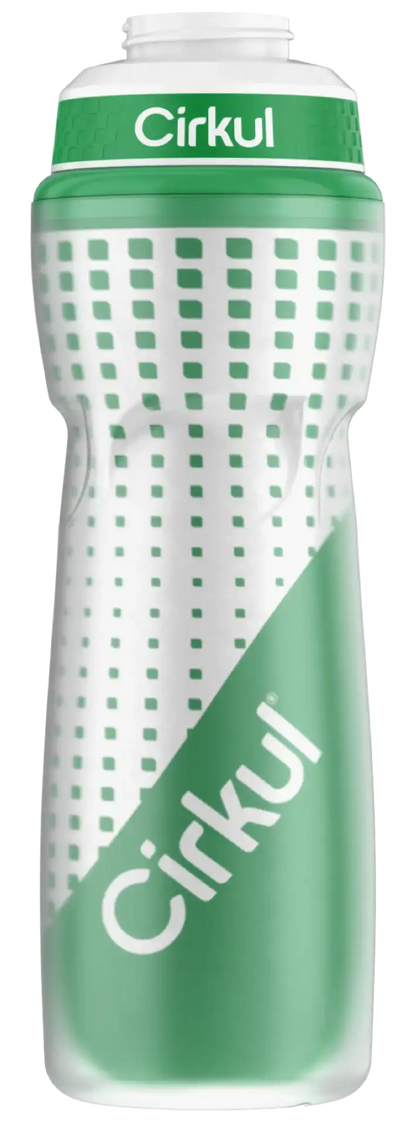 22oz. Insulated Squeeze Plastic Bottle & Sport Lid