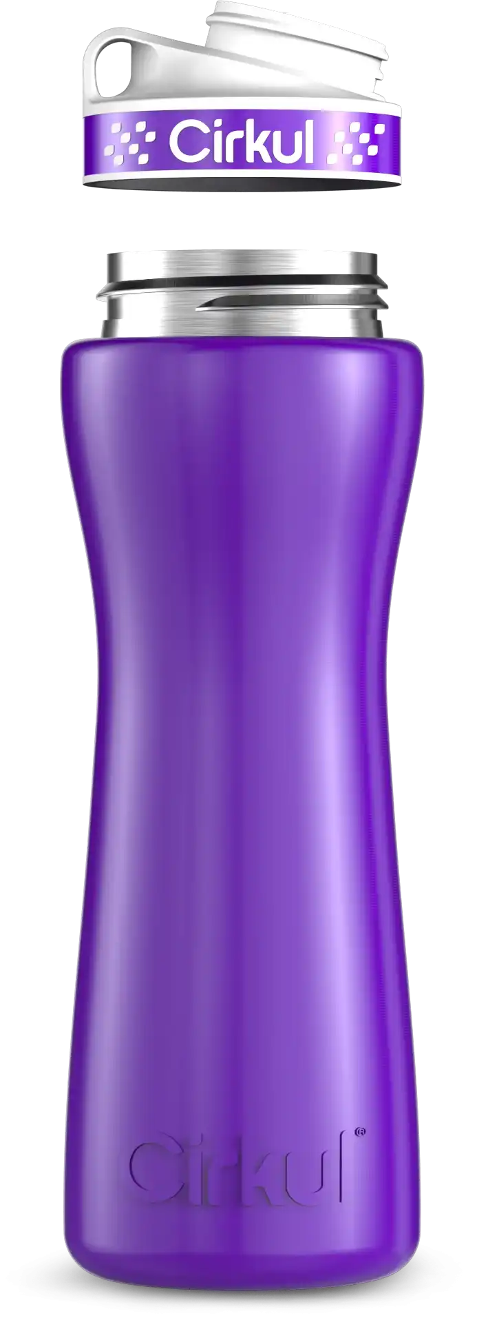 Custom 22oz. Stainless Steel Bottle & Comfort Grip Lid