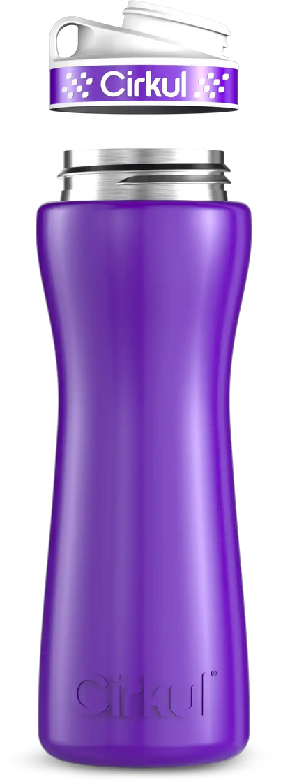 Custom 22oz. Stainless Steel Bottle & Comfort Grip Lid