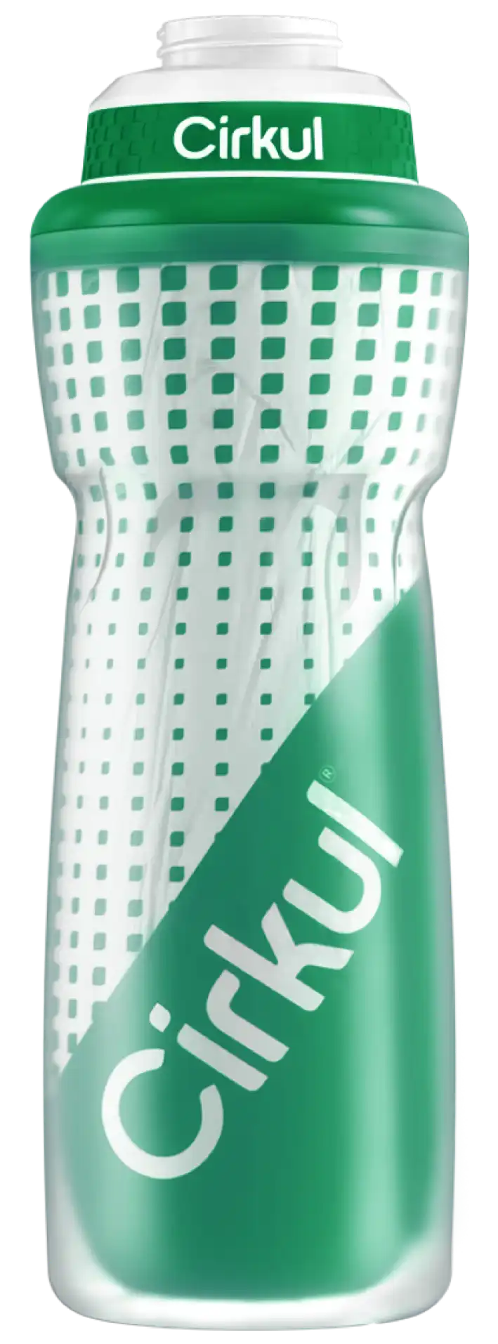 32oz. Insulated Squeeze Plastic Bottle & Sport Lid