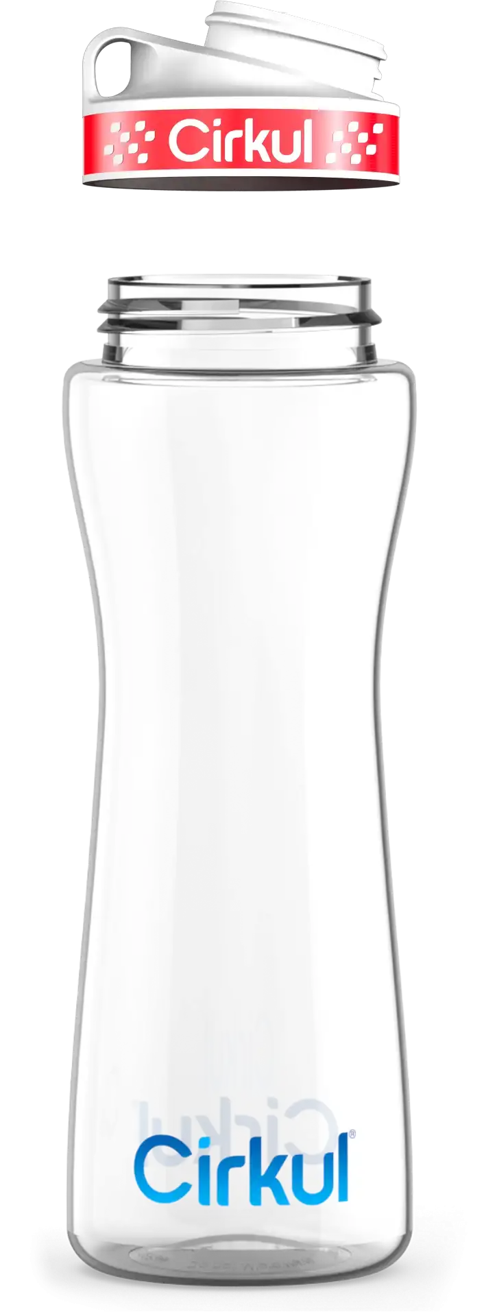 Custom 22oz. Plastic Bottle & Comfort Grip Lid