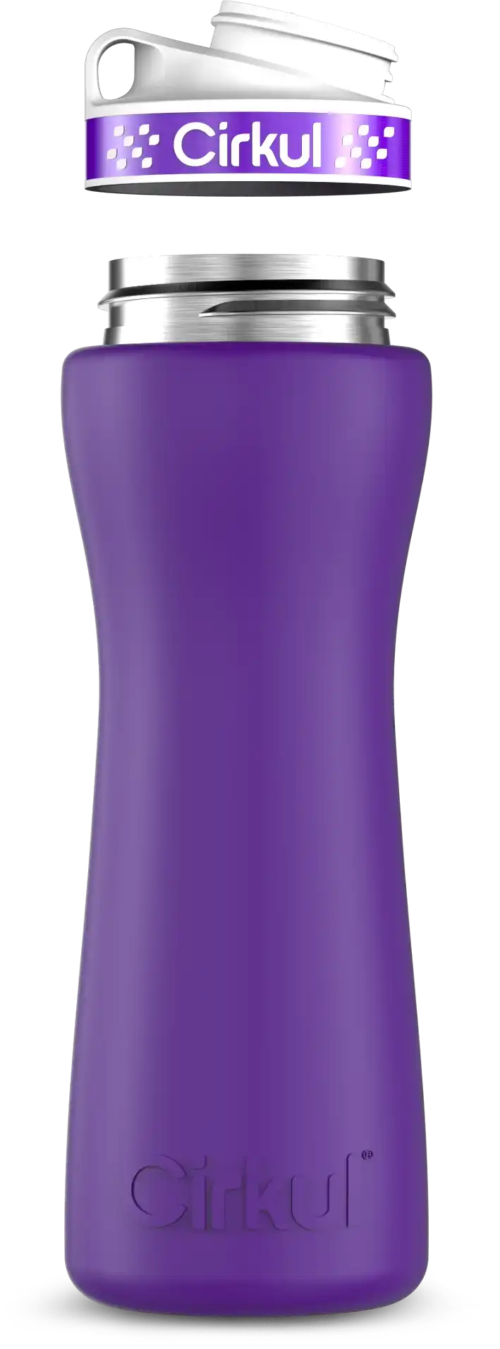 Custom 22oz. Stainless Steel Bottle & Comfort Grip Lid