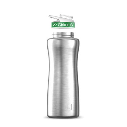 32oz. Stainless Steel Bottle & Comfort Grip Lid