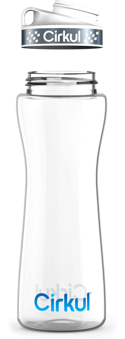 Custom 22oz. Plastic Bottle & Comfort Grip Lid