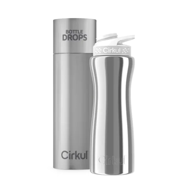 Limited Edition: 22oz. Silver Chrome Stainless Steel Bottle & Lid