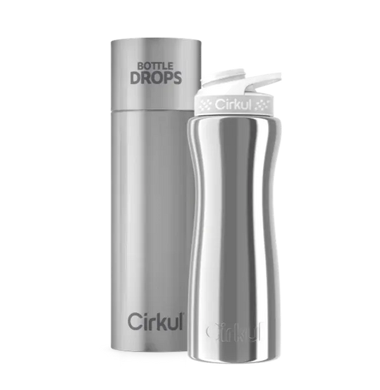 Limited Edition: 22oz. Silver Chrome Stainless Steel Bottle & Lid