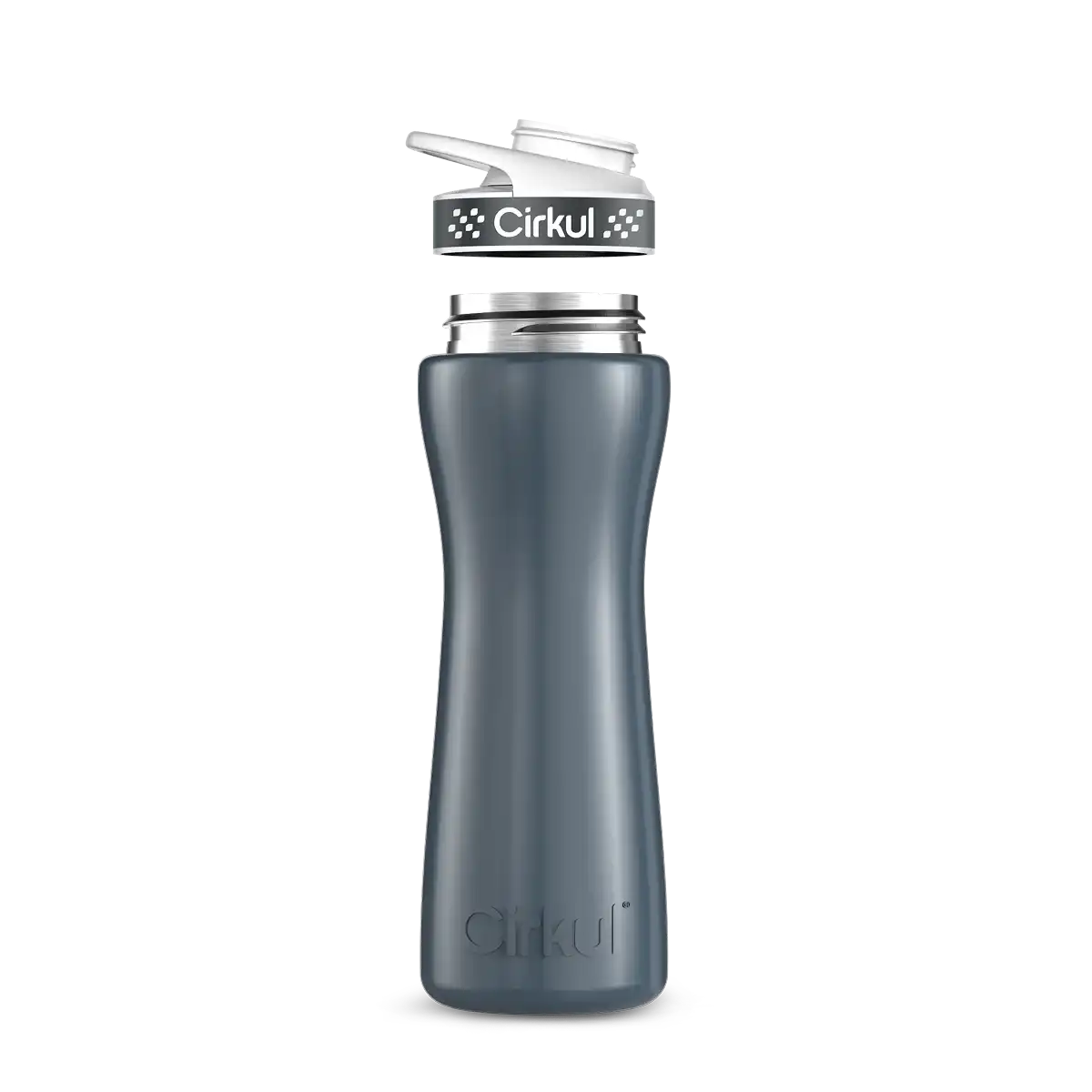 Custom 22oz. Stainless Steel Bottle & Comfort Grip Lid