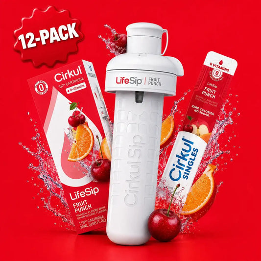 12-Pack Lifesip® Fruit Punch + FREE 12-Pack