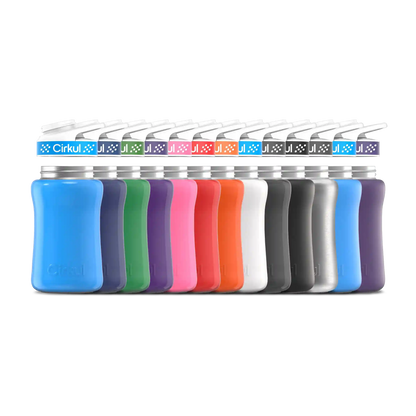 12oz. Stainless Steel Bottle & Comfort Grip Lid