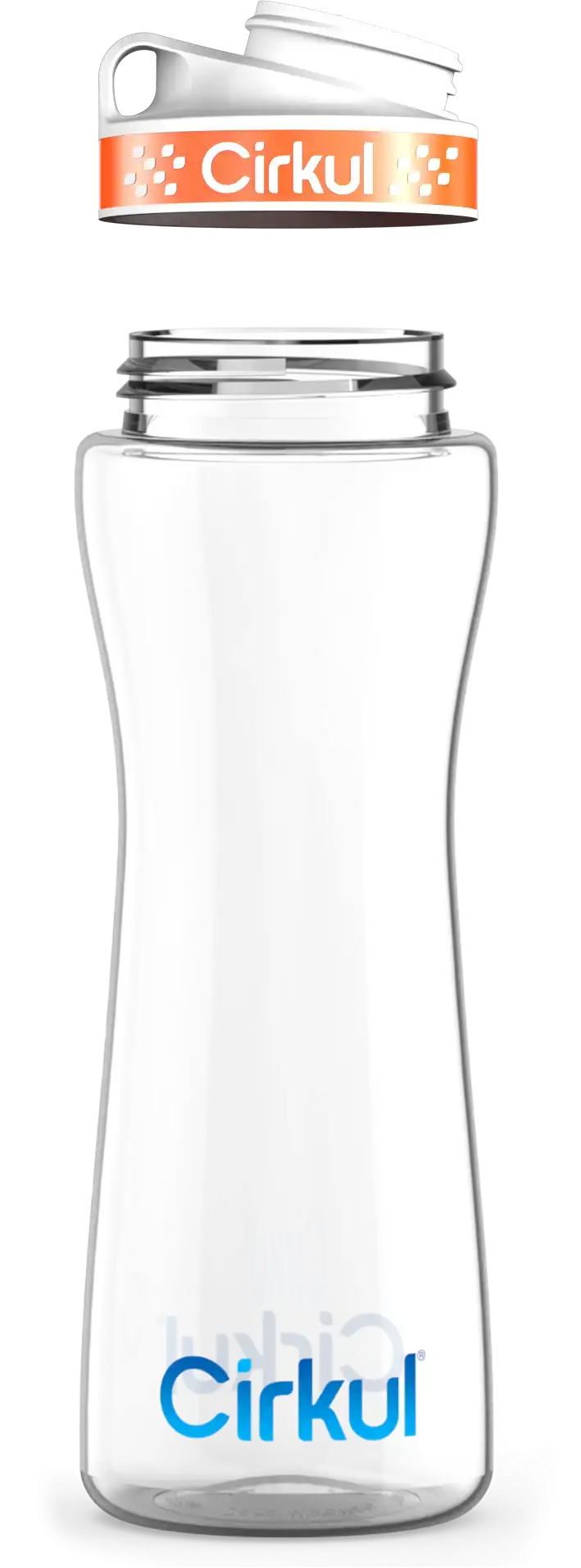 Custom 22oz. Plastic Bottle & Comfort Grip Lid