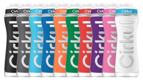 22oz. Grip Squeeze Plastic Bottle & Sport Lid